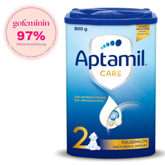 Aptamil Care 2 - Mleko następne po 6 miesiącu, z Omega 3 i 6, DHA i ARA, bez oleju palmowego, żywność dla niemowląt, mleko w proszku, 1 x 800 g (opakowanie 3 szt.)