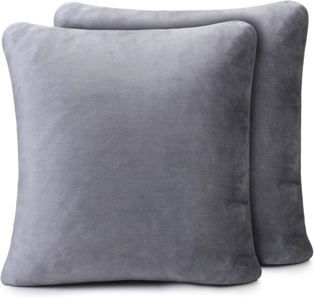 Amago - Wygodny koc o wyglądzie kaszmiru, 220 x 240 cm - antracyt Łóżka i koce Amago Antracyt Poszewka na poduszkę 50 x 50 cm, 2 sztuki