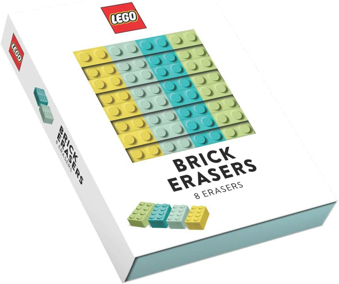 Gumki LEGO Brick: 8 gumek (LEGO x Chronicle Books)