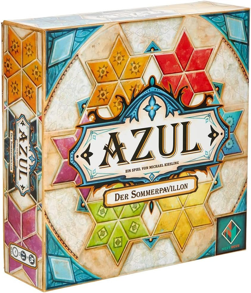 Gry Next Move, UNbox Now, Azul, gra podstawowa, gra rodzinna, gra roku 2018, 2–4 graczy, wiek 8+, 30–45 minut, język niemiecki