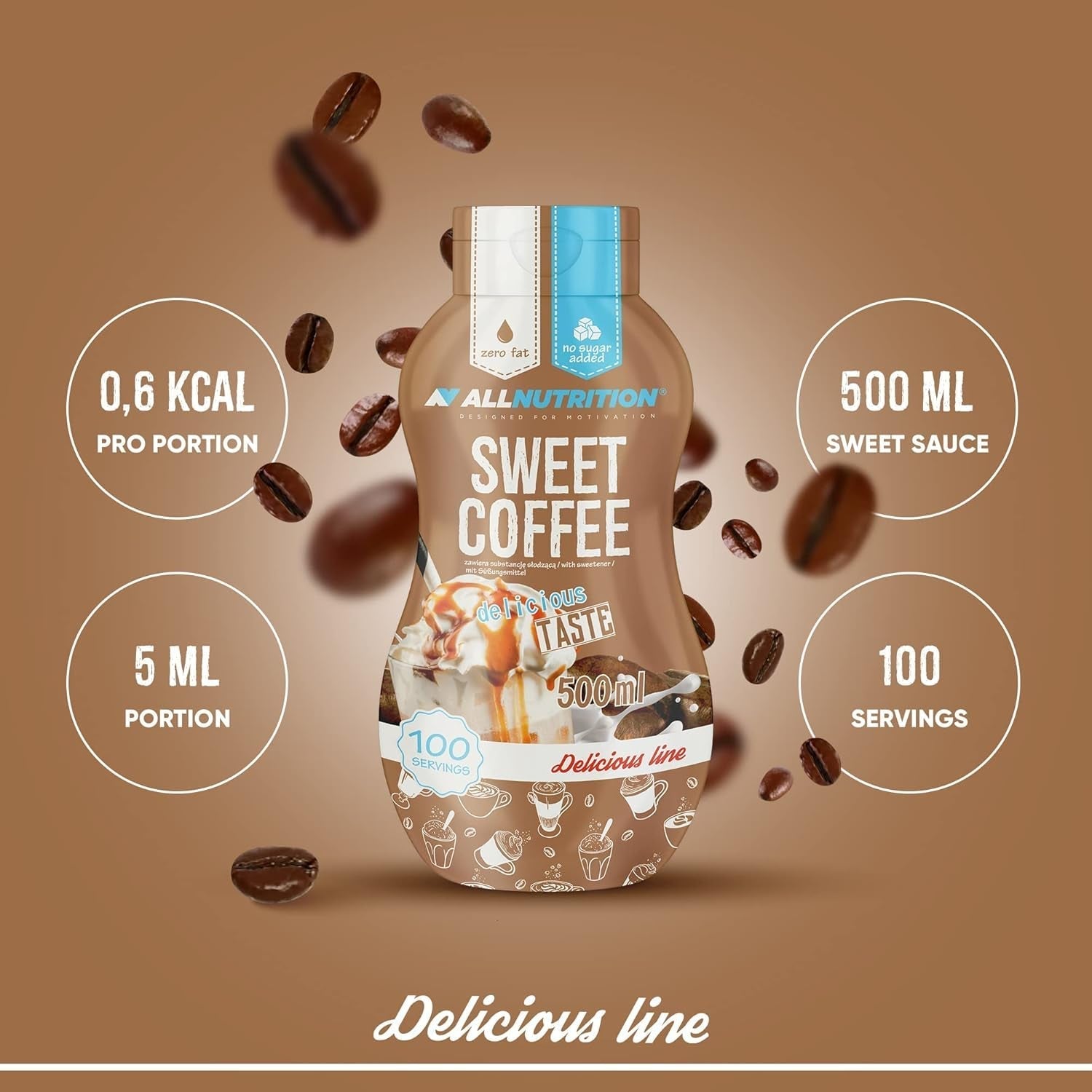 To all -nutrition Sase dulci - Sirop zahăr -Free Sweet Sos cu Indulcitori Naty Shop