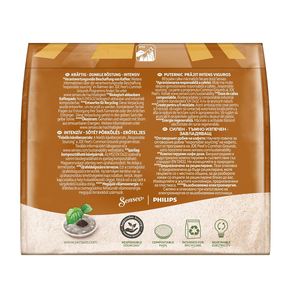 Senseo Pads Guten Morgen Strong XL, 5 x 10 Getränke, 50 Kaffeepads