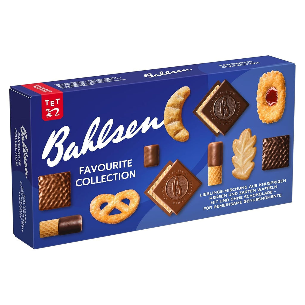 Bahlsen Favourite Collection S, pachet de 6, mix crocant pentru biscuiți și napolitane cu lapte și ciocolată neagră (6 x 161 g / 966 g)