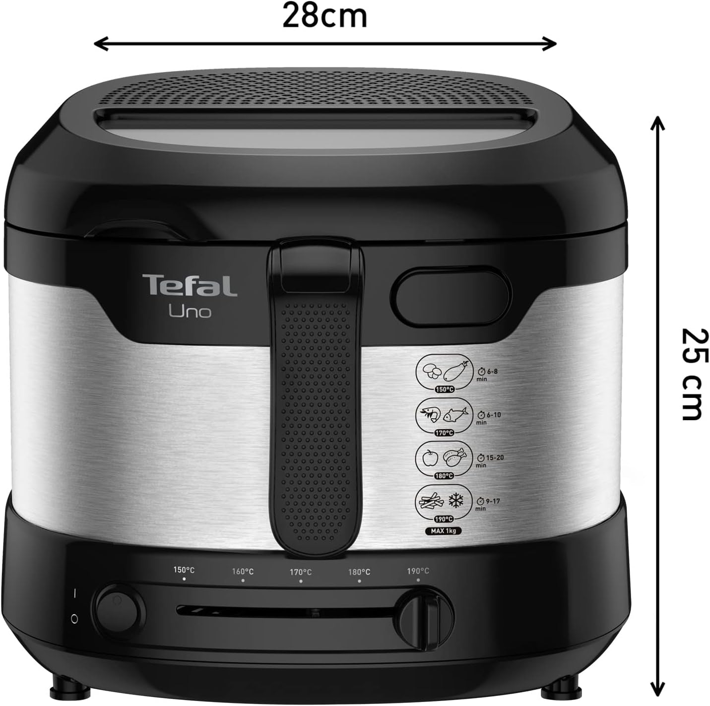 Frytownica Tefal Uno M FF215D, 1470 W, pojemność: 1 kg Naty Shop Appliances
