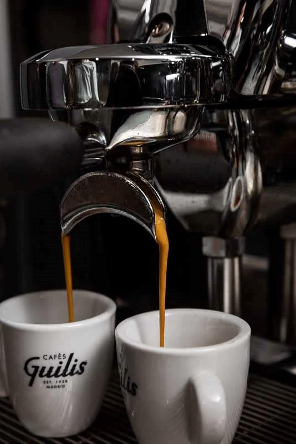 KAWIARNIE GUILIS SINCE 1928 AMANTES DEL CAFÉ - Kawa ziarnista Arabica bezkofeinowa 1 Kg Coffee Naty Shop