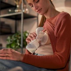 Philips Avent Handmilchpumpe - Einfaches Abpumpen, Mit Natural-Motion Technologie, Bpa-Frei (Modell SCF430/01) Akcesoria przezroczyste Żywność i karmienie piersią Bebe Naty Shop