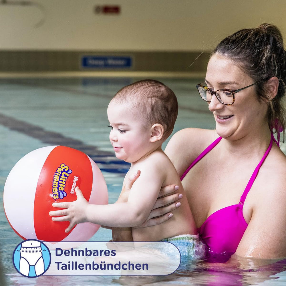Scutece de înot Huggies Little Swimmers, mărimea 3-4 (7-15 kg), 1 pachet a câte 20 de bucăți
