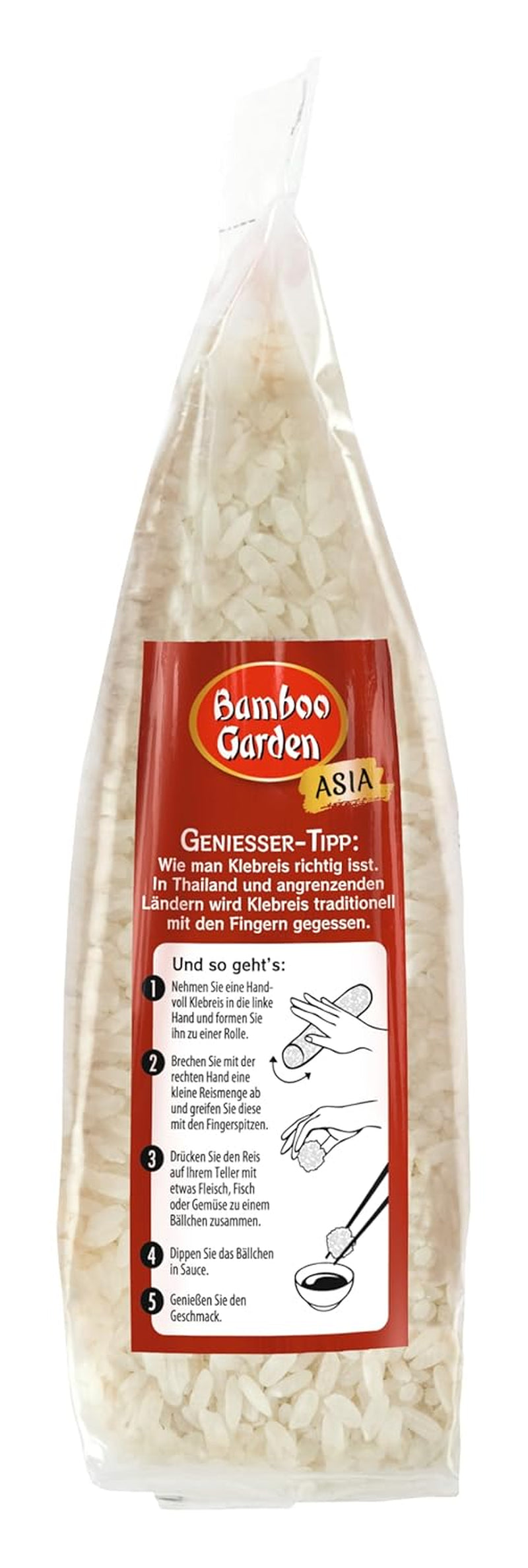 Bamboo Garden - Ryż kleisty, 500g w torebce