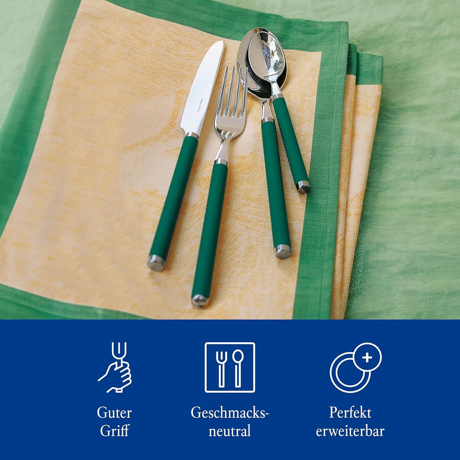 Villeroy & Boch – Zestaw sztućców Graj! Zielony Ogród, 30 sztuk Kuchnia Naty Shop