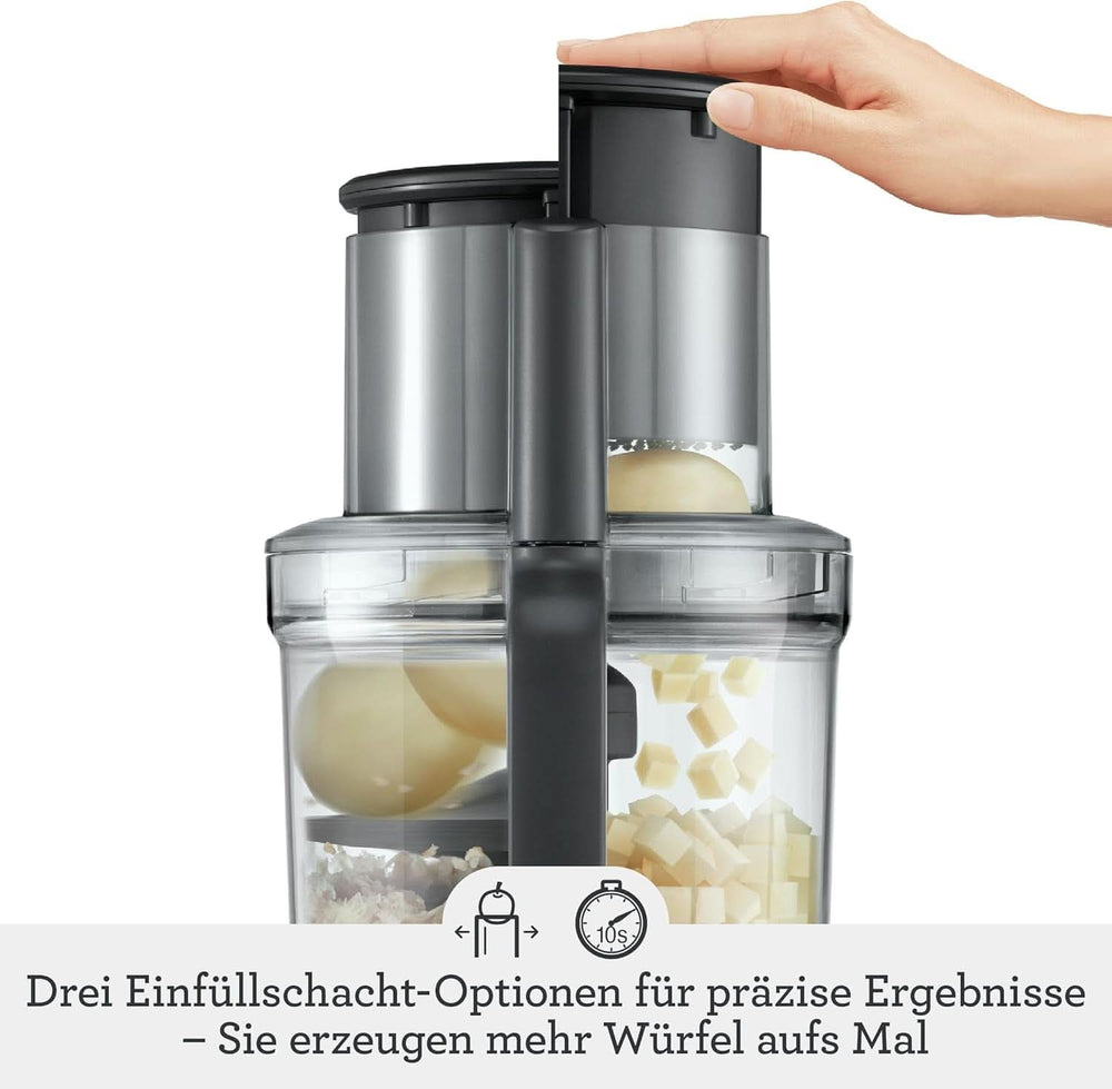 Urządzenia Sage SFP820 the Kitchen Wizz Peel Und Dice, Küchenmaschine, 2000 Watt Matka i Dziecko Naty Shop