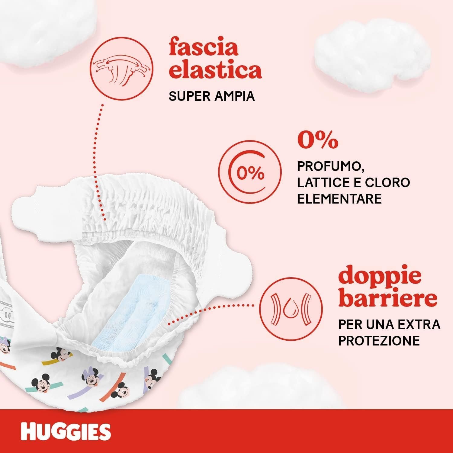Pieluchy Huggies Ultra Comfort, rozmiar 3 (4-9 kg), wzór Disney, 168 sztuk