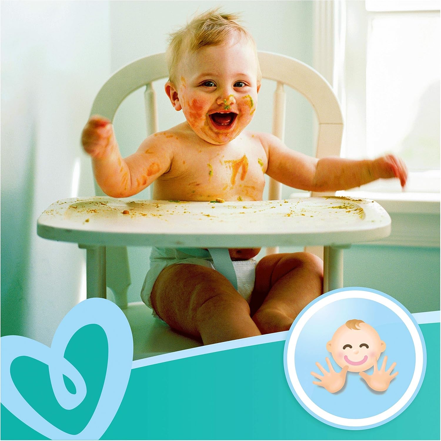 Pampers 81688049 Chusteczki Fresh Clean dla niemowląt, białe