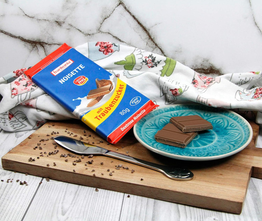 Frankonia Noisette z czekoladą i dekstrozą, bez laktozy i glutenu, 80 gramów