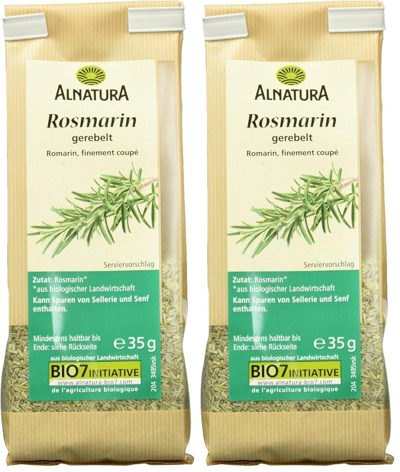 Bio Gerebelt Rozmaryn, 35g