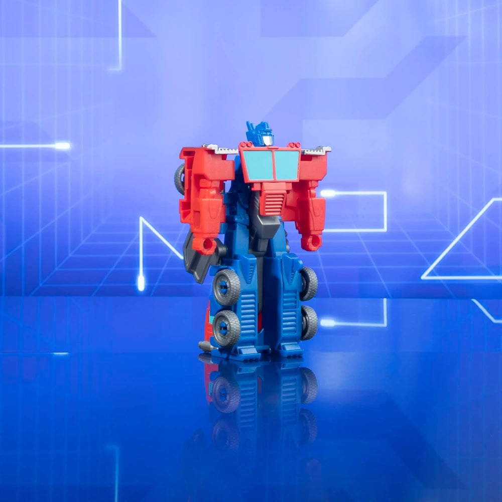Transformers Earthspark 1-stopniowy zmieniacz klapek Optimus Prime Figurka (10 cm) Zabawkowy robot, wiek 6+ Figurki Naty Shop