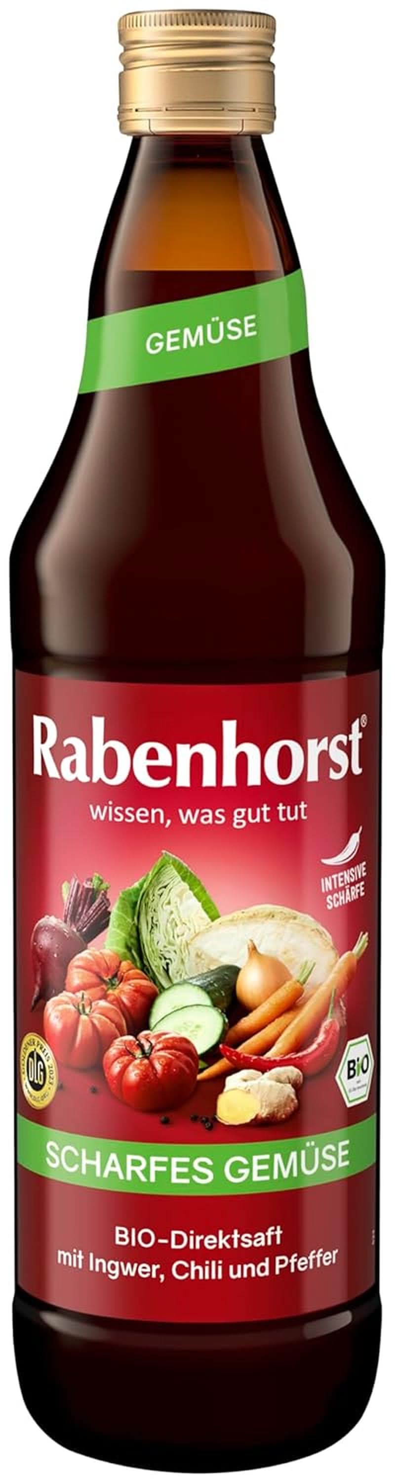 RABENHORST (6 x 700 ml) - Wysokiej jakości sok warzywny z różnych warzyw o intensywnie pikantnym smaku Napoje bezalkoholowe Naty Shop