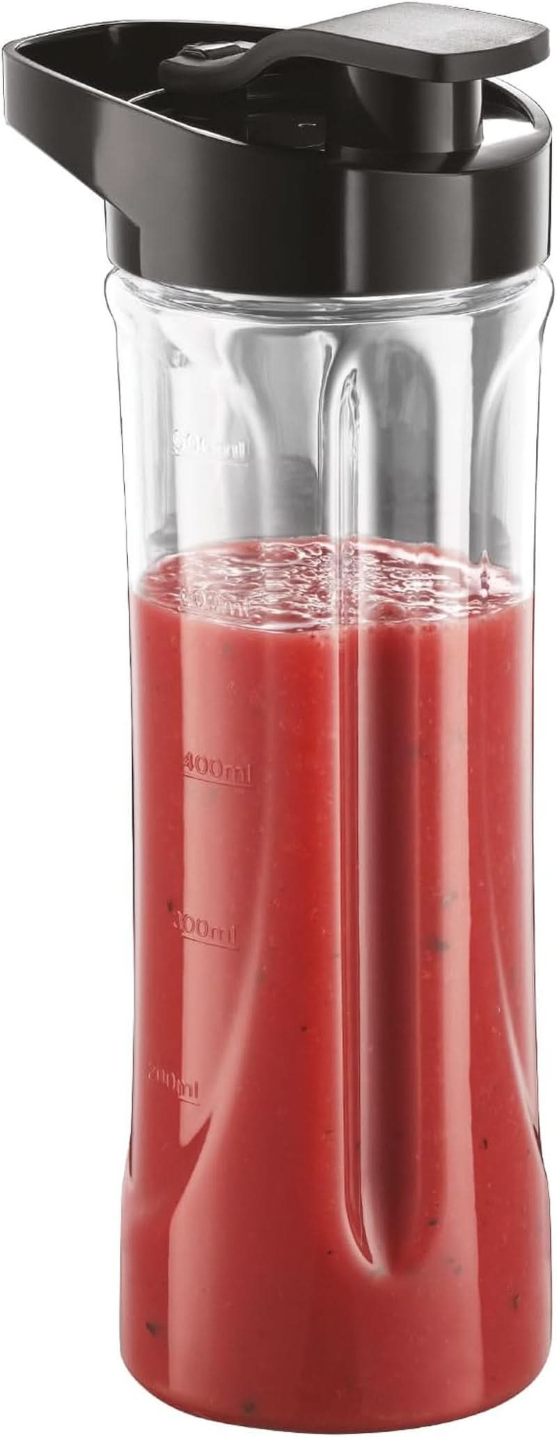 Russell Hobbs Mixer — Mikser stojący i urządzenie do przygotowywania smoothie na wynos [silnik o mocy 23 500 U/min] Inkl. 1X Mixbehälter 600Ml (Bpa-Frei, Spülmaschinen- & Bruchfest Inkl. Deckel) Zerkleinerer, Edelstahl, 23472-56 Kitchen Naty Shop