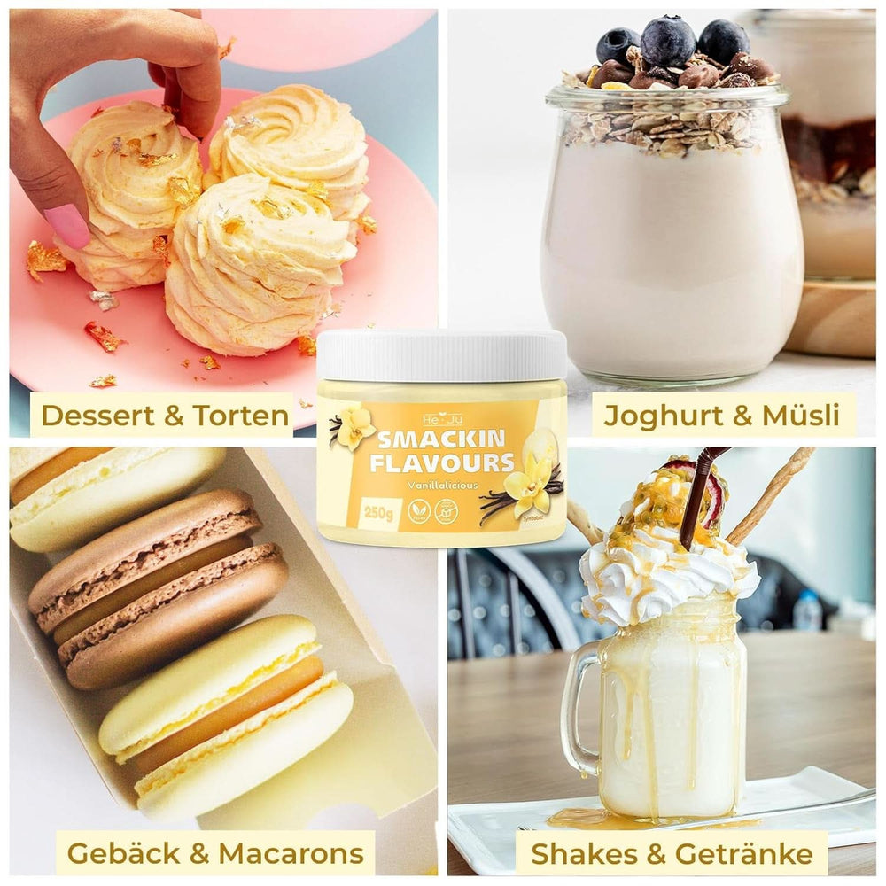 He-Ju, Proszek o smaku waniliowym, 250 gramów Aromas Naty Shop