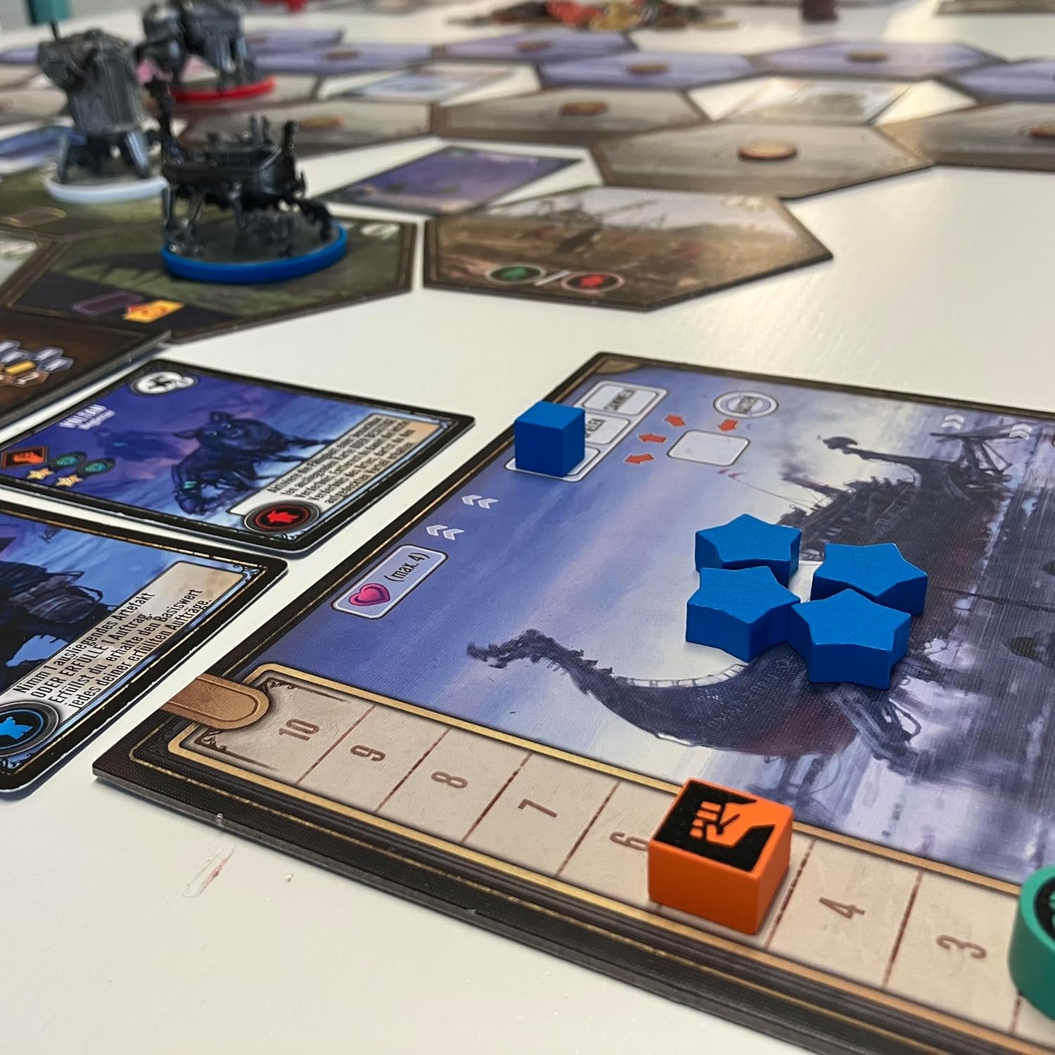 Gra planszowa Feuerland Spiele 31025 Wyprawy, kolory ziemi