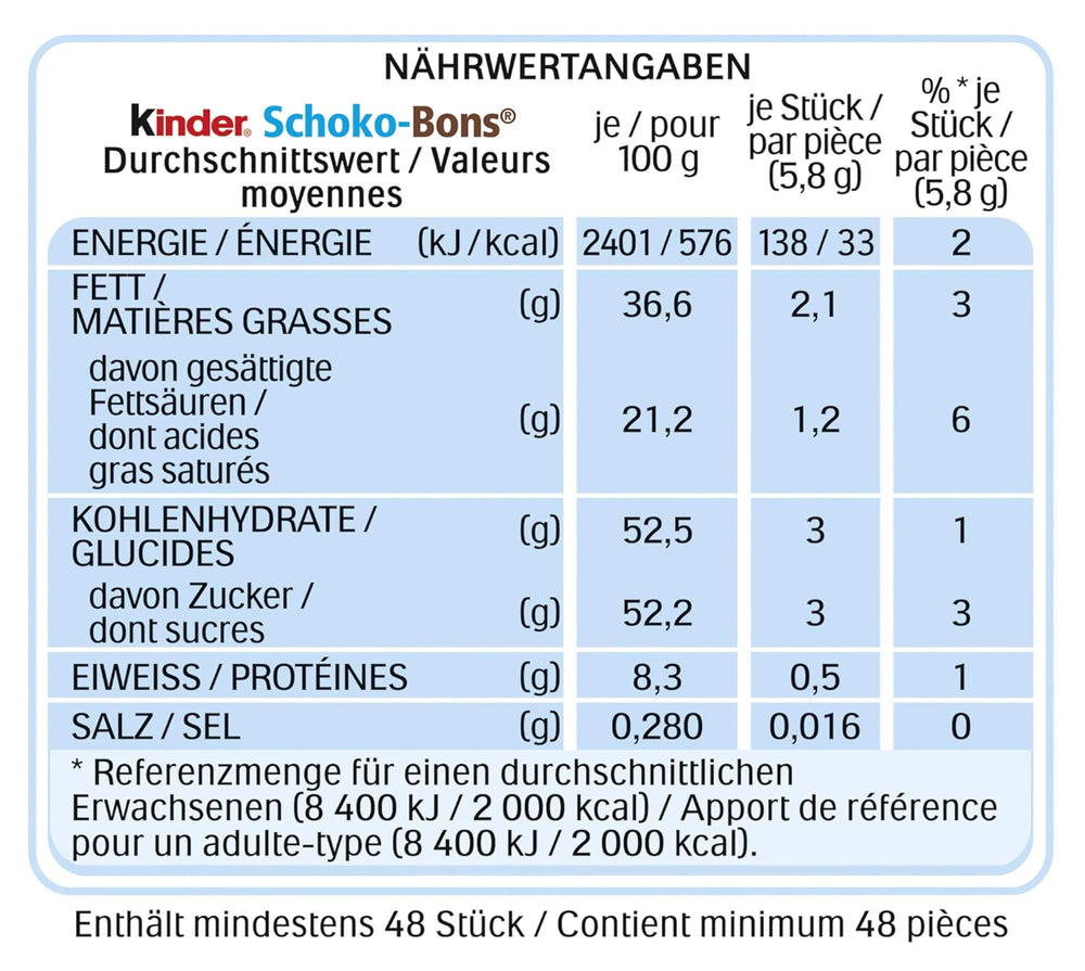 Kinder Schoko-Bons, 300g (opakowanie 3 szt.)