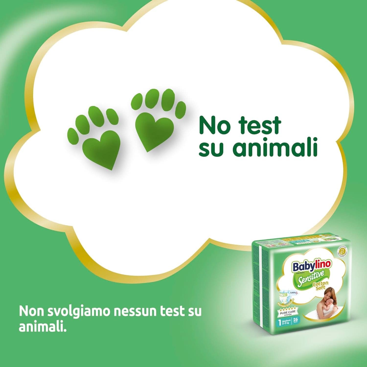 Babylino Sensitive, delikatne pieluszki dla dzieci, różne rozmiary Sklep Naty dla Mamy i Dziecka