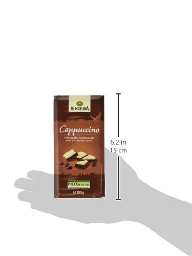Ekologiczna czekolada nadziewana cappuccino, 100g