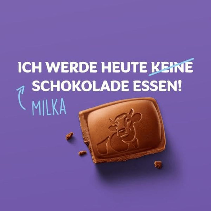 Milka Naps Alpine Milk – Mini kwadraty czekoladowe z delikatnej alpejskiej czekolady mlecznej – 1 x 1,7 kg