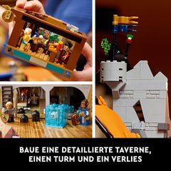 LEGO Ideas Dungeons & Dragons: Saga Czerwonego Smoka, Zestaw do budowania dla dorosłych, Dungeons and Dragons Pomysły na prezenty dla fanów, Zestaw do budowania fantasy, Aktywność twórcza 21348 Zestawy do budowania Besuche w sklepie LEGO