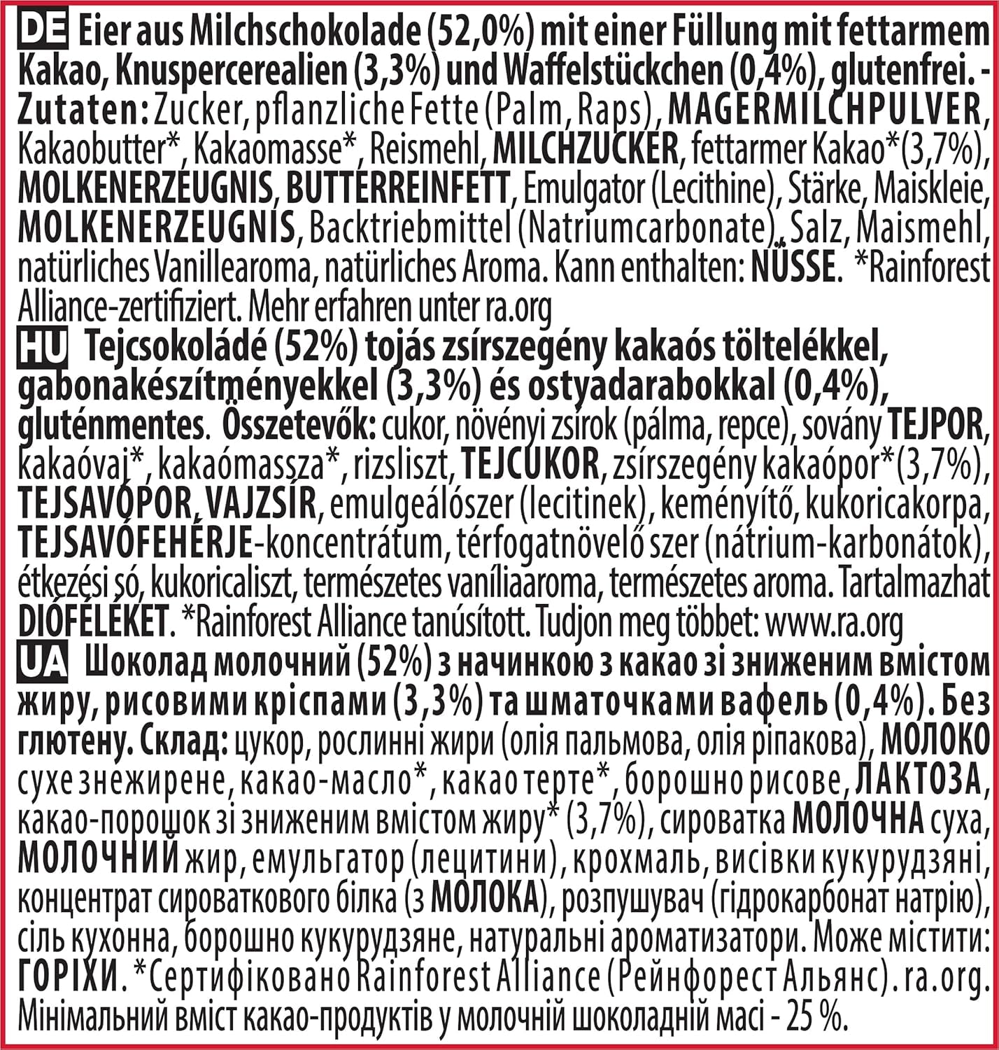 NESTLÉ Mini Eggs, małe jajka z mlecznej czekolady z kremowym nadzieniem i chrupiącymi kawałkami, 1 opakowanie (1 x 89g)