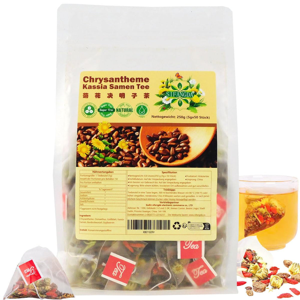 Ceai mixt cu coacăze negre, dud și trandafiri 黑枸杞桑葚玫瑰茶 8,8 oz (250 g, 5 g x 50 p) Ceai natural din plante chinezești