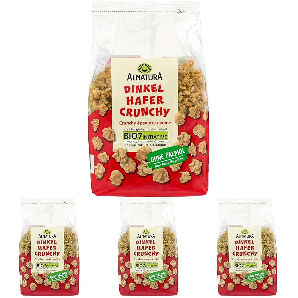 Chrupiące z orkiszem i organicznymi płatkami owsianymi, 375g