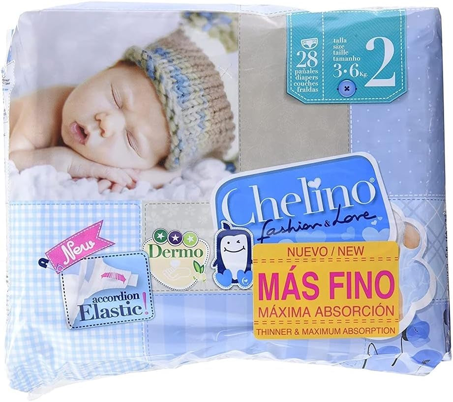 Pieluchy Indas Fashion & Love XL, rozmiar 6 (17-28 kg), 27 sztuk