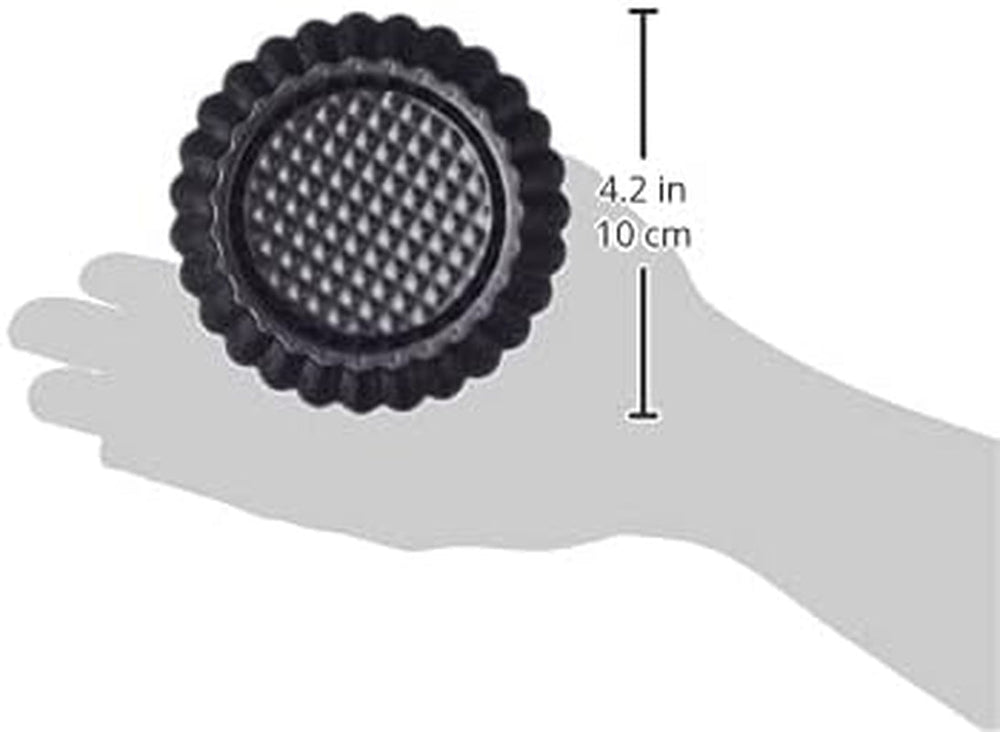 ORYGINALNY KAISER Classic plus Obstbodenform 28 Cm, 28,4 X 28,4 X 3,5 Cm i Classic Mini Torteletts 6 Stück, Tartelette Förmchen 10 Cm, Tarteform Klein, Tortelettförmchen Antihaftbeschichte Formy i blachy do pieczenia Naty Shop