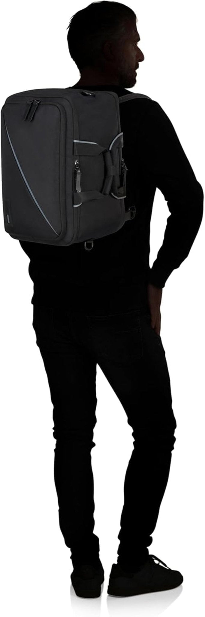 American Tourister Take2Cabin - Geantă de voiaj Ryanair 3-Way, 40 cm, 25 L, negru (negru) Bagaje și echipament de călătorie Naty Shop