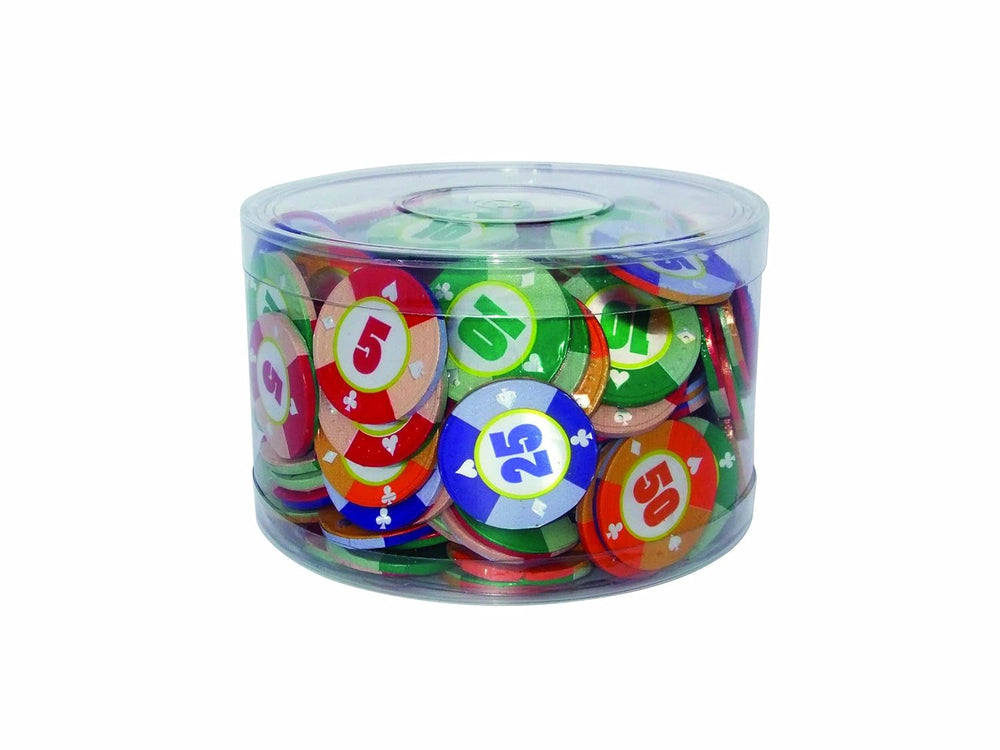 Theobroma Goldgeld Schokoladen Euro, Lose Münzen in Der Dose, 1Er Pack (1 X 1 Kg) Naty Shop Pokerchips