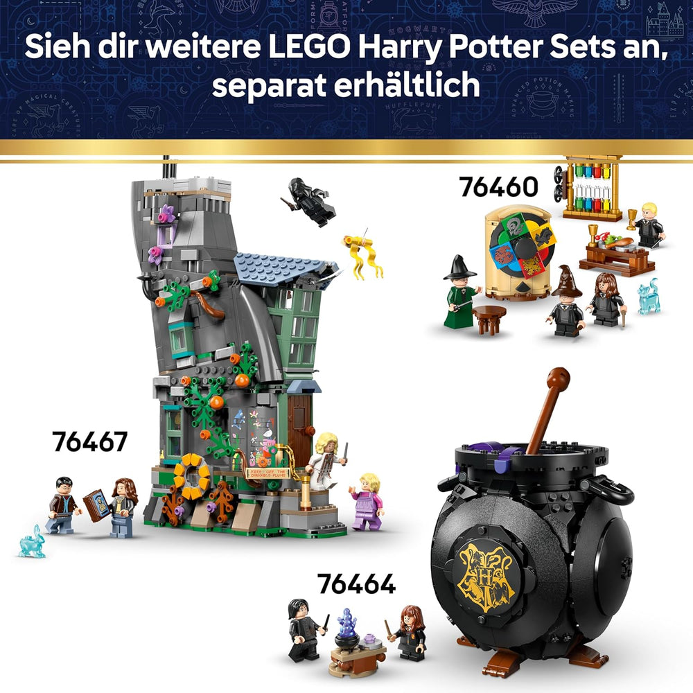 LEGO Harry Potter Schloss Hogwart: Krankenflügel - zestaw do samodzielnego montażu z 7 minifigurkami - Modellbau mit Hermine und Ron Figuran - Kreatives Geschenk für Mädchen, Jungen und Fans ab 9 Jahren - 76463