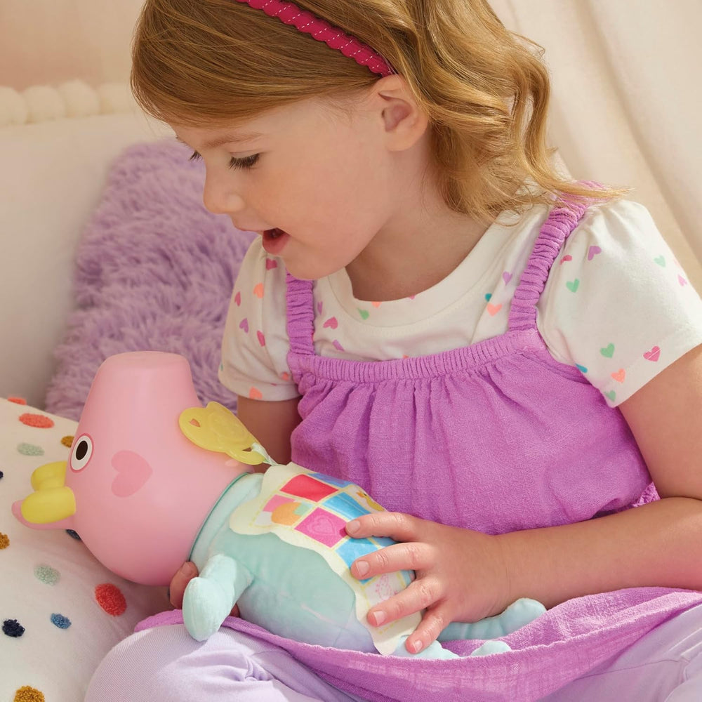 Peppa Pig Păpușa Interactivă Evie, 28 cm, cu 20 de sunete și multe funcții, set de jucării pentru copii de la 3 ani în sus