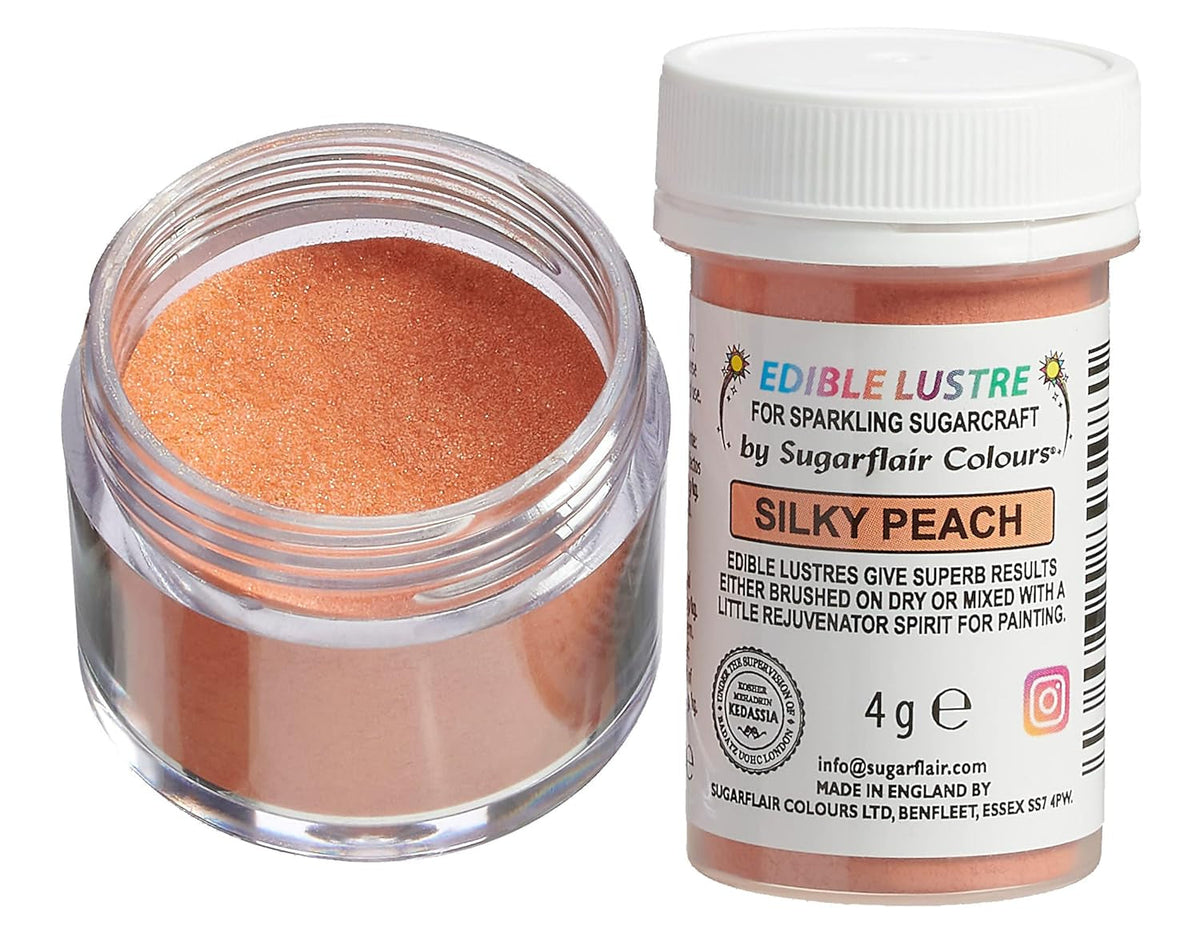 Sugarflair Edible Lustre, glitter alimentar, piersica, 4 grame Glitter Naty Shop Default Title