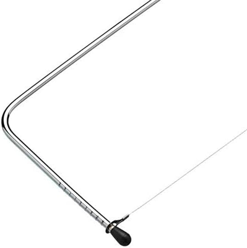 KitchenCraft Sweetly Does It - Nivelator pentru tort, sârmă pentru tăiat straturi, accesoriu de copt din oțel carbon, 4 cm, argintiu