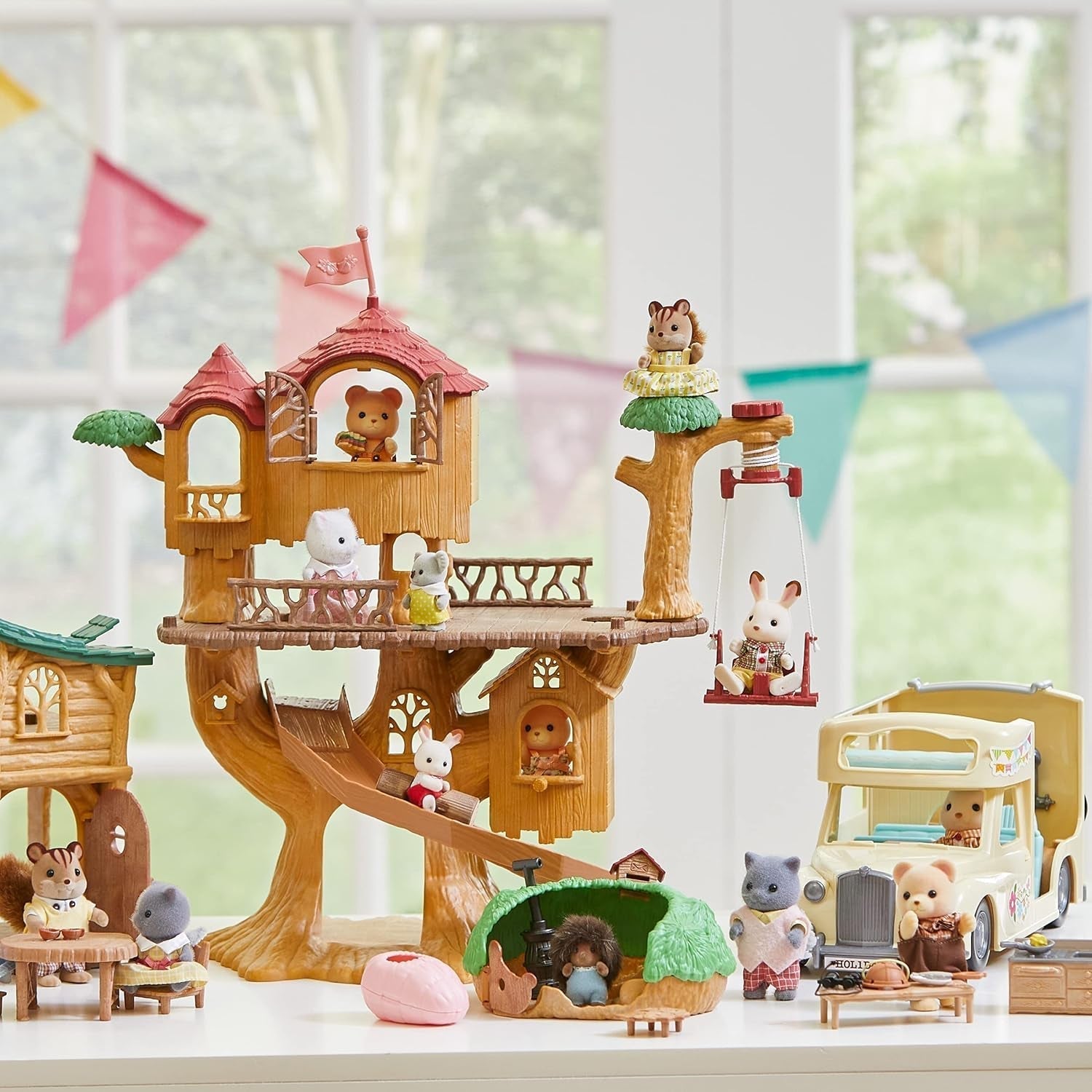 Sylvanian Families 5494 Przygoda Domek na drzewie - Zestaw domek dla lalek Domki dla lalek Naty Shop