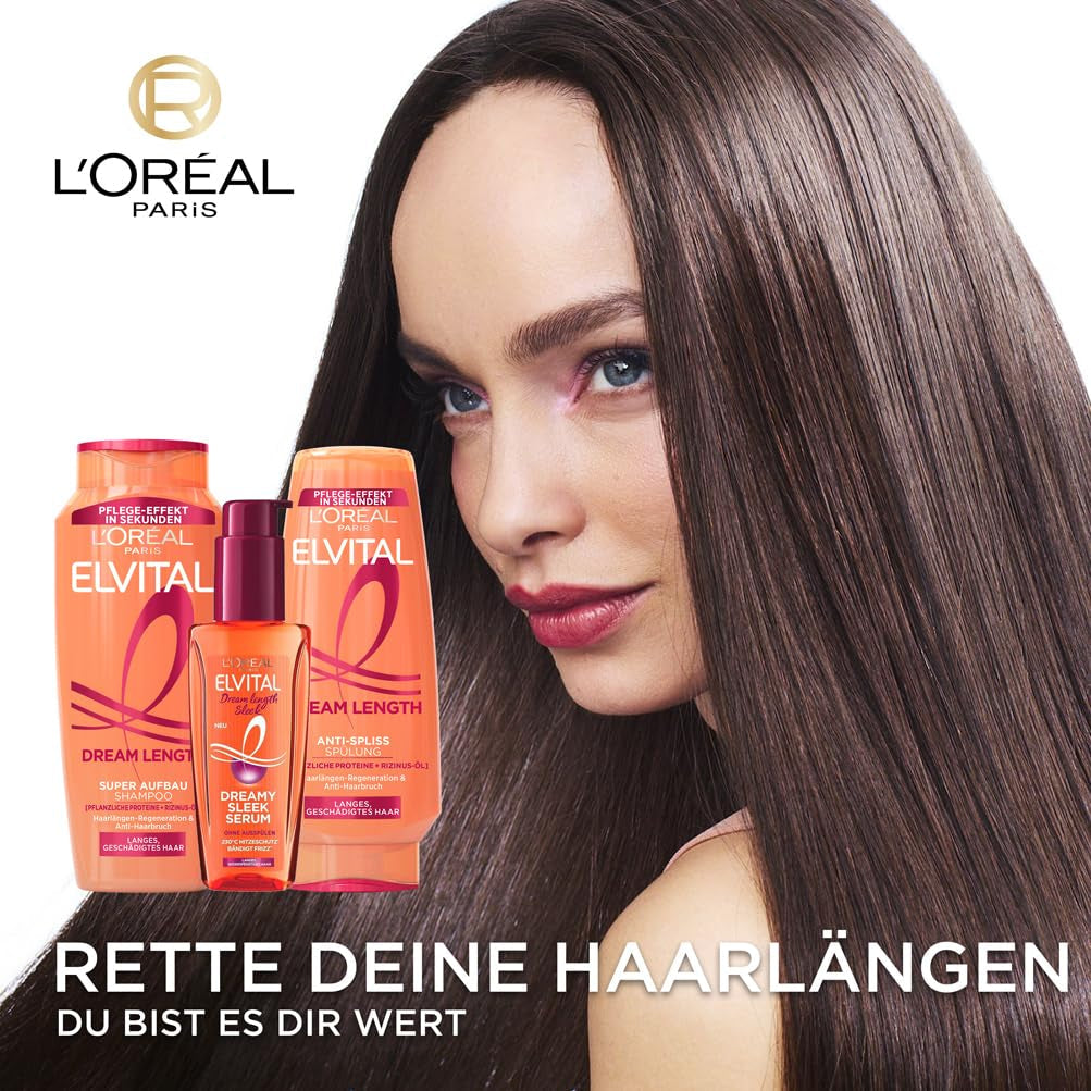 L'Oréal Paris Elvital Dreamlength Super Building Shampoo, dla marzycielskich długich włosów L'Oréal Prysznic i Kąpiel