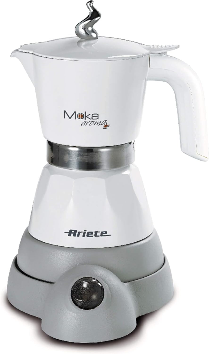 Ariete 1358 Moka Aroma, Espressor electric, 480 W, 2/4 cești de espresso, Negru