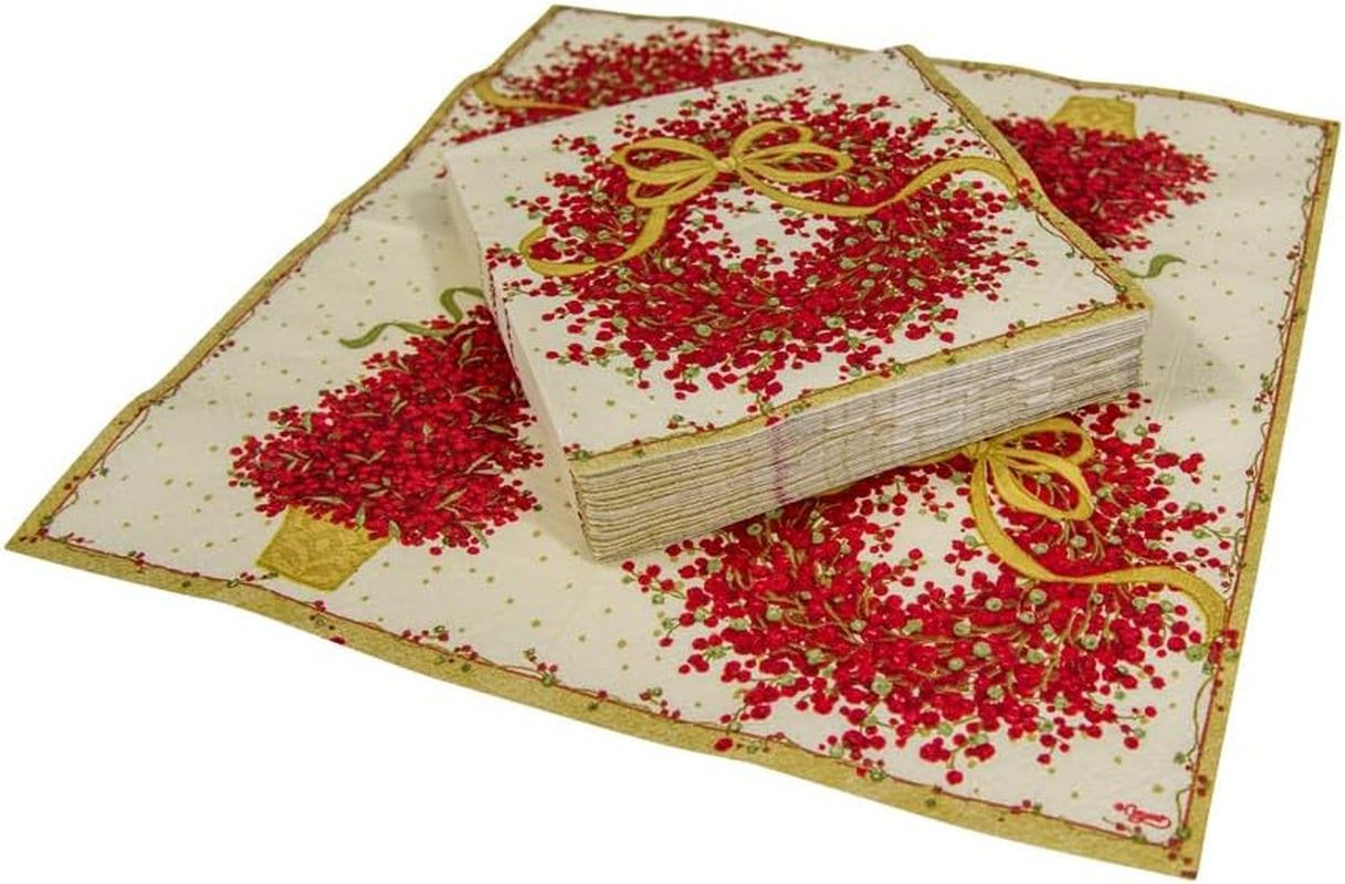 8070C Șervețele de hârtie cu trei straturi, 20 bucăți, 25 X 25 cm, Pepperberry