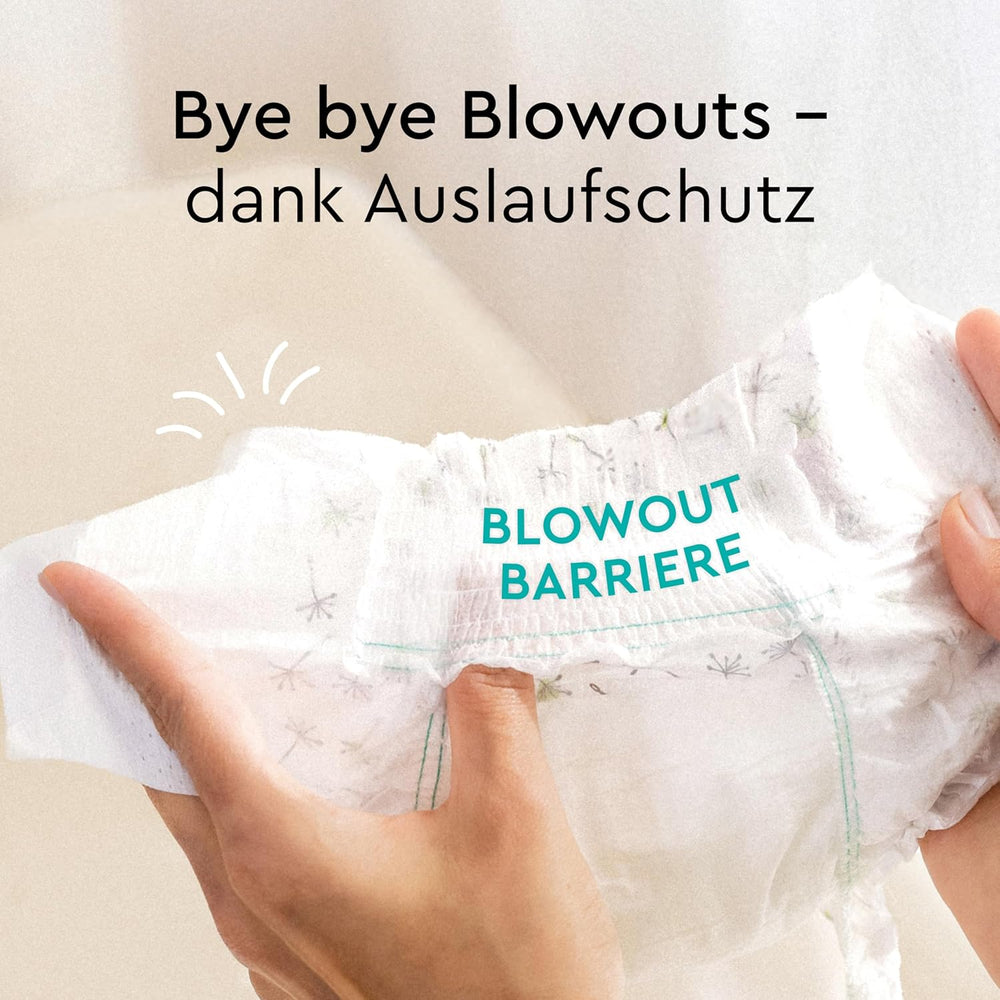 LILLYDOO Pieluchy dziecięce Przyjazne dla skóry - Rozmiar 3 (6-10 kg), 29 sztuk, niezawodna ochrona przed wyciekami, miękkie, bezzapachowe i bez balsamu dla skóry wrażliwej, testowane dermatologicznie