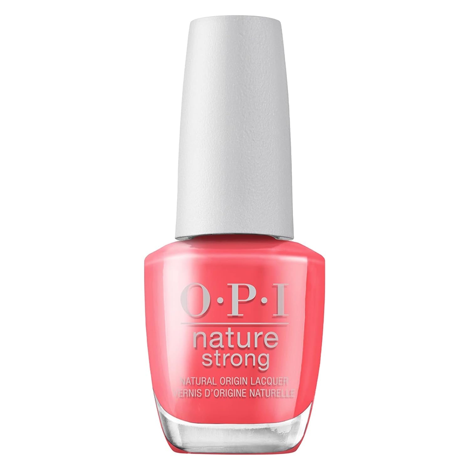 OPI Nature Strong Red and Orange Shades - długotrwały lakier do paznokci o innowacyjnej wegańskiej formule zawierającej naturalne składniki - dla jasnych paznokci