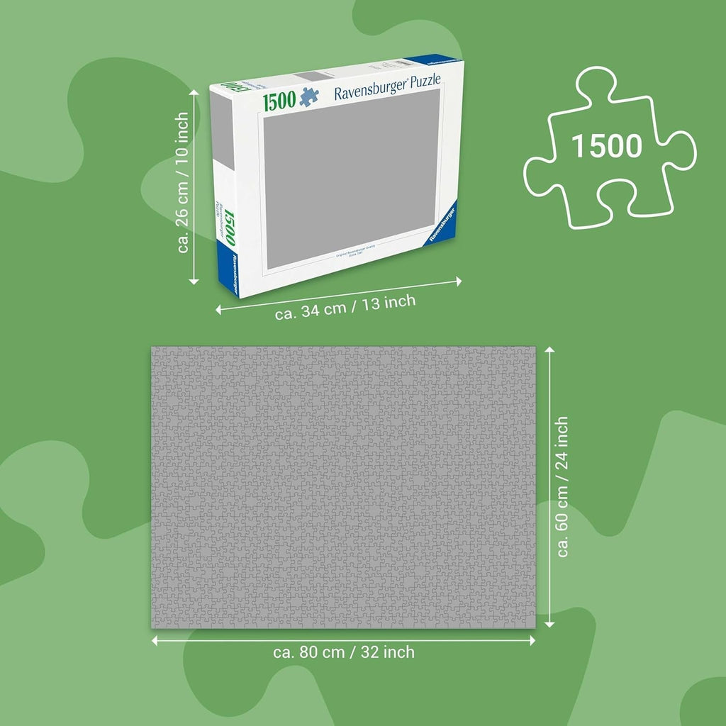 Ravensburger Puzzle 12000802 - Wenn Die Nordlichter Tanzen - 1500 piese puzzle jigsaw pentru adulți cu vârsta de peste 14 ani Puzzle Naty Shop