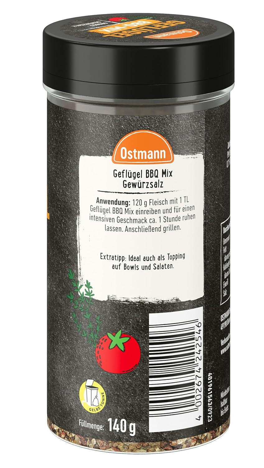 Mieszanka BBQ Geflügel gruba Gewürzsalz