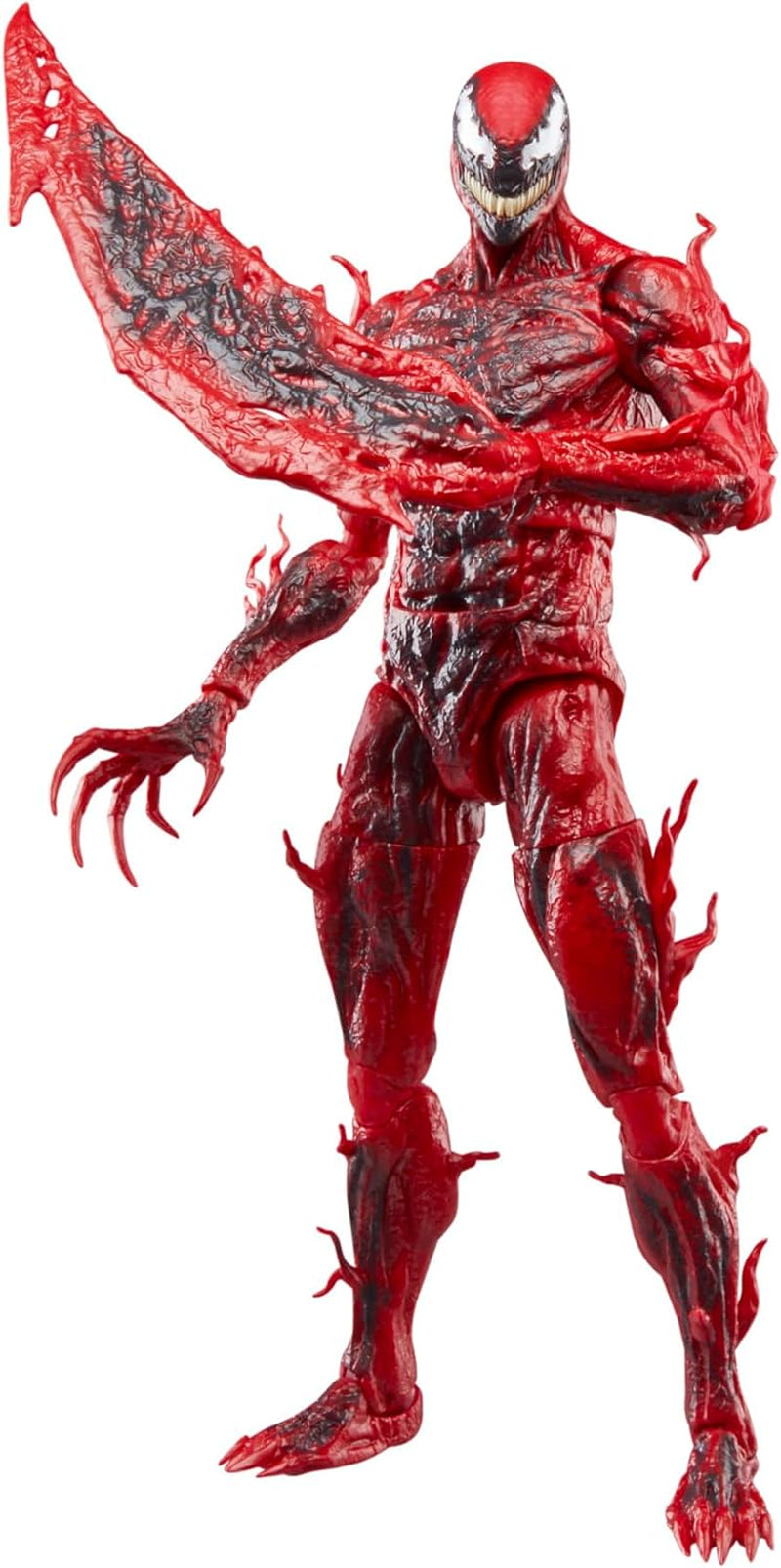 Marvel Legends Series Carnage, figurină de acțiune de lux de colecționat pentru Venom: Let There Be Carnage, 15 cm, roșu Action figures Naty Shop
