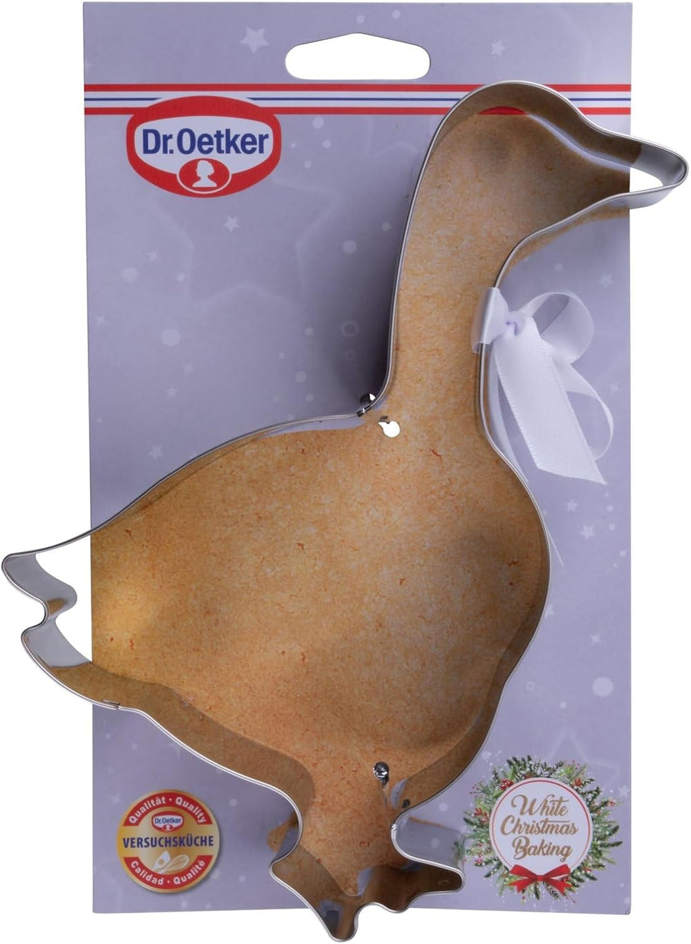 Dr. Oetker Formă de biscuiți din oțel inoxidabil pentru copt de Crăciun, 200x170x40mm, fabricată în Germania