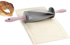 RODILLO CORTADOR DE Croissant, plastik, szaro-różowy, 18 x 18 x 10 cm